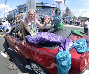 Coney Island's marquee summer event, the Mermaid Parade, takes to the streets Saturday, June 18. Photo by Norman Blake/courtesy of the event