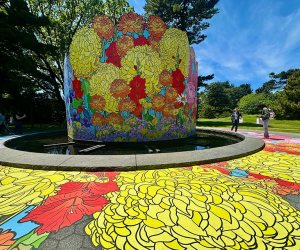 New York Botanical Garden's floral show Van Gogh's Flowers is inspired by the genius of the iconic artist Vincent van Gogh. Photo by Jody Mercier