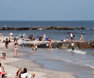 The sandy shores at Rockaway Beach span more than 5 1/2 miles of Atlantic Ocean shoreline. Photo courtesy of NYCGo