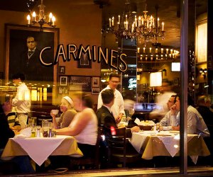 Restaurants for After Your Natural History Museum Visit in NYC You can't go wrong with a trip to Carmine's. Photo courtesy of the restaurant