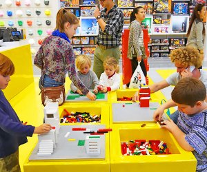 There's plenty of hands-on fun to be had that the Lego Store.