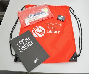 Welcome Back Pack giveaway from NYPL Welcome Week