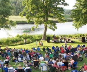 Some free concerts in CT take place in beautiful locations. Old Lyme Concert photo courtesy of the Florence Griswold Museum 