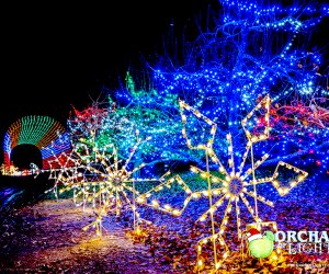 Demarest Farms is adorned with holiday lights this season as its popular Orchard of Lights returns for another holiday run. Photo courtesy of the farm
