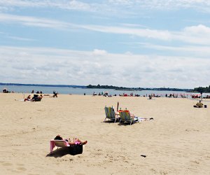 Orchard Beach is one of the family-friendly beaches in NYC