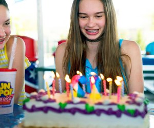  Top Kids' Birthday Party Venues in Orlando: Fun Spot America girl blows out candles