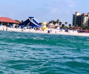 Clearwater Beach Water Slide - Big Event Slides Budget Weekend Getaways for Orlando Families