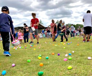 Magic 107.7 puts on a major Easter event, including an egg hunt, games, and the Easter Bunny. Photo courtesy of Magic 107.7