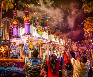 Universal’s Mardi Gras is back in February and better than ever! Photo courtesy of Universal