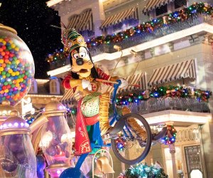 Come out to Mickey's Very Merry Christmas Party for shows, a parade, and more holiday fun! Photo courtesy of Disney