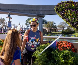 Enjoy beautiful sights amongst topiaries and garden exhibits at EPCOT International Flower & Garden Festival, February 28-May 27. Photo courtesy of WDW
