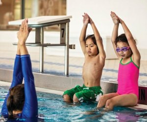 Learning proper form during YMCA of Central Florida's swim lessons. Photo courtesy of the YMCA
