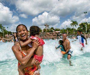 Toddlers can't resist the fun of Disney’s Typhoon Lagoon. Photo courtesy of Walt Disney World