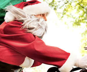 The Winter Garden Santa Bike Ride is a casual paced ride that includes caroling and strolling the beautiful Oakland Park, with Santa leading the ride.