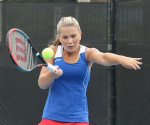 Perfect stroke and build confidence at Wilson Tennis Camp. Photo courtesy of the camp