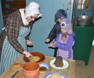 Maple Days - Learn how harvested maple sap is boiled down to create maple sugar. Photo courtesy of Old Sturbridge Village