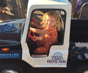 Kids are in the drive seat at Pacific Park. Photo by Matt Matasci