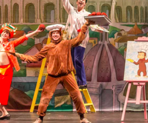 This lovable little monkey comes to the Paper Mill Playhouse in their production of Curious George. Photo courtesy of the theater