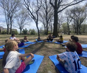 Family Fun Yoga Class with Spring Yoga Poses & Easter Egg