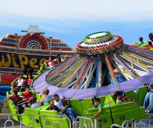 Carnival rides at the Pasadena Strawberry Festival, photo by Cortney Martin via Flickr 2.0