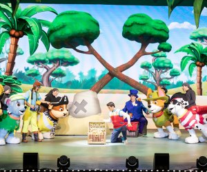 Catch the Paw Patrol gang on stage in this live production that plays the Hulu Theater at Madison Square Garden. Photo courtesy of the event