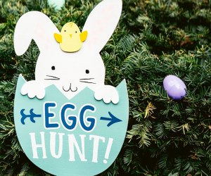 Follow the signs to the Easter egg hunt at these local spots. Photo by Eric Li
