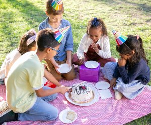 Take the party into the sunshine where kids can go wild and clean up is a snap. Photo courtesy of Kampus Productions, via Pexels