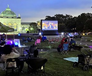 Grab a blanket, meet up with friends and family, and join us for an evening under the stars at our Parkside Community Movie Nights! Photo courtesy of the event