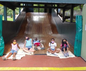 giant slide at Smith Memorial Playground and Playhouse Visiting Philadelphia with Kids: 3 Day Itinerary from a Local