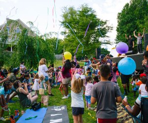 The rain-or-shine kids music festival, Kidchella, is back for another great summer of music at Smith Playground. Photo courtesy of Smith Playground  