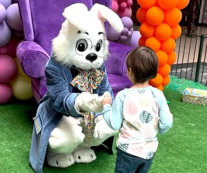 Take a sweet photo with the Easter Bunny at King of Prussia Mall. Photo courtesy of the mall 