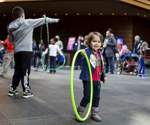 Gather in the Kimmel Center's plaza for a free morning of art, music, and interactive activities and performance. Photo courtesy of the Kimmel Center