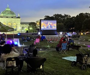 Grab a blanket, meet up with friends and family, and join us for an evening under the stars at our Parkside community movie nights!  Photo courtesy of the event