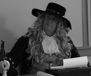 William Penn presiding over witch trial