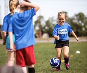 Learn teamwork and soccer fundamentals at Total Soccer Experience. Photo courtesy of Total Soccer Experience