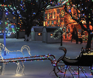 Experience the nationally renowned Winter Wonderland at Koziar's Christmas Village. Photo courtesy of Koziar's