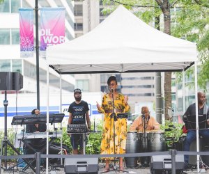 Bring your lunch to Dilworth for a midday concert. Photo courtesy of Center City District
