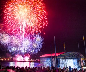 Kick off the summer with a spectacular dance party and fireworks display on the Delaware River.  Photo courtesy of the Delaware River Waterfront