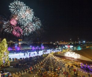 Ring in 2024 in style with Parties on Ice at the Blue Cross RiverRink Winterfest. Photo courtesy Delaware River Waterfront