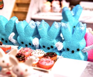 Peddler’s Village has lots of Peeps, doing all sorts of things, on display in March!  Photo courtesy of Peddler's Village