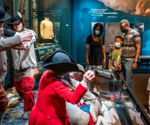Ways to Keep Cool in a Heat Wave in Philly family at the Museum of the American Revolution.