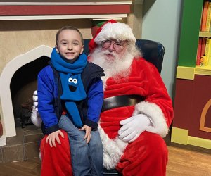 Have your photo taken with Santa at a Very Furry Christmas at Sesame Place. Photo by the author