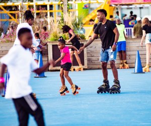 Enjoy roller skating, mini-golf, delicious food, and more at the opening of RiverRink Summerfest. Photo courtesy of Independence Blue Cross RiverRink 