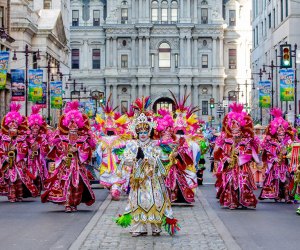 Ring in 2024 by attending the annual Mummers Parade on January 1! Photo courtesy of the event