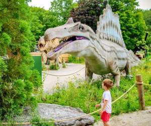 It's the last weekend to enter a world filled with giant dinos at the Philadelphia Zoo's Staying Power exhibit. Photo courtesy of the zoo