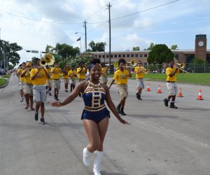 Parade in downtown Houston - Ogden Museum of Southern Art