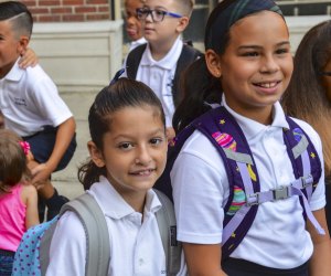 Excitement, and nerves, build for the first day of school. Photo by Joe Shlabotnik 
