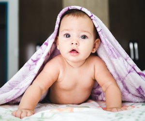 babies can push up during tummy time in this developmental milestone