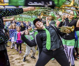 The Rude Mechanical Orchestra performs at HONK! Photo by Leonardo March