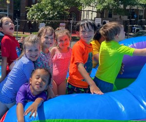 The DC area has no shortage of fun summer camps for the preschool set. Photo courtesy of Campers at Adventures on The Hill